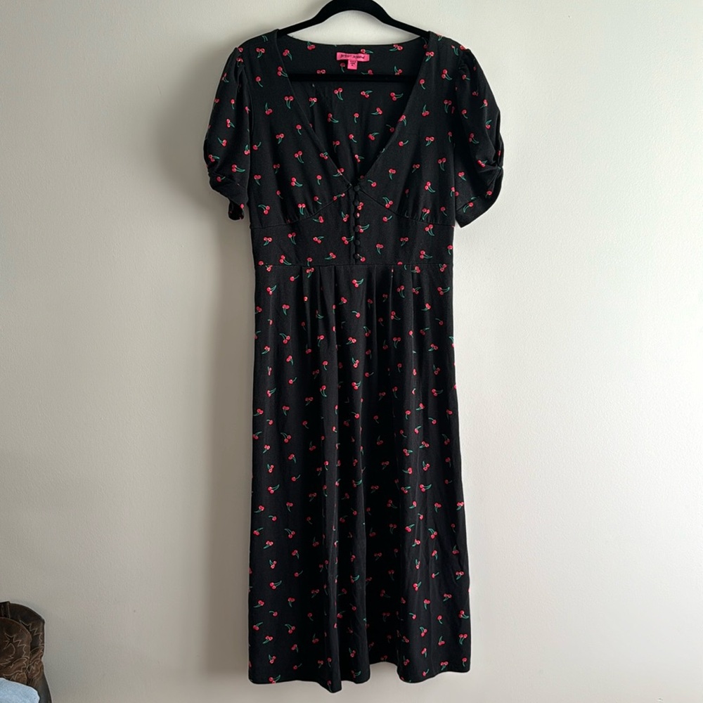 Betsey Johnson Cherry Dress - Size XL